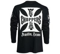 WCC Maltese Cross Black Long Sleeve Shirt, M