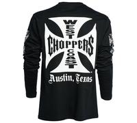 WCC Maltese Cross Black Long Sleeve Shirt, S