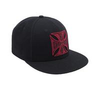 WCC Snapback Cap Red Cross Black, One Size