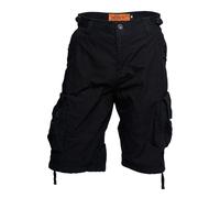 WCC West Coast Choppers Cargo Short Caine Ripstop Black