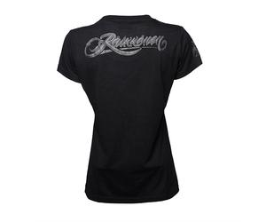 WCC West Coast Choppers Female Shirt Kimi Raikkönen Script Logo Black