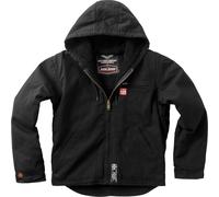 West Coast Choppers Sherpa Lined Canvas Work Jacket Black M Man