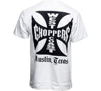 WCC West Coast Choppers Herren T-Shirt Og Classic Atx Tee WCCTS0005WT
