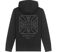 WCC West Coast Choppers Hoodie Zip Atx Cross Zip Hoody WCCHD230ZW
