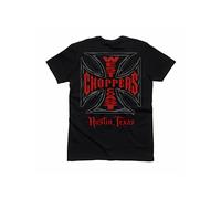 WCC West Coast Choppers T-Shirt Cross Solid Black