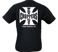 WCC West Coast Choppers T-Shirt Iron Cross Black