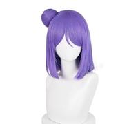 WCCNKK Anime Cosplay Wig Konan 34Cm Long Purple Hair Halloween Costume Cosplay Wig, for Christmas Carnival Party, Anime Exhibition, Gifts for Anime Fans, Decorative Accessoriesz