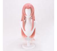 WCCNKK Anime Haruno Sakura Cosplay Wig, 80Cm Long Pink Hair, High Temperature Resistant Material, with Free Wig Cap, Suitable for Halloween Parties And Anime Conventions, Anime Gift