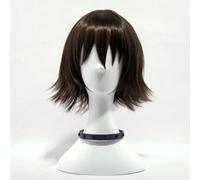 WCCNKK Anime Iris Amicitia Cosplay Wig, Woman with Short Brown Hair, High Temperature Resistant Material, with Free Wig Cap, Suitable for Halloween Parties And Anime Conventions, Anime Gifts