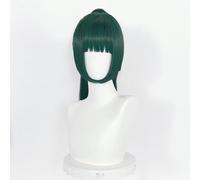 WCCNKK Anime Wig Zenin Maki Cosplay Wig, 60Cm Dark Green Ponytail Hair Clip, Costume Halloween Wig, for Halloween, Costume Party, Anime Show, Cosplay Event, Concerts Cosplay Decorative Accessories