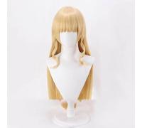 WCCNKK Lovelive Superstar Heanna Sumire Cosplay Wig, Women's Yellow 75Cm Long Hair, with Free Wig Cap, Halloween Costume Cosplay, for Christmas Carnival Party, for Anime Lovers, Decoration Gifts