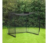 WCDFTASL 10FT Golf Practice Net, Heavy Duty Hitting Cage with Target for Driving Range Training, Golf Accessory