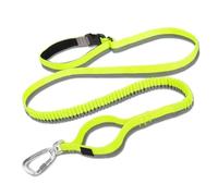 WCDFTASL Compatible for Hands-Free Bungee Running Leash, Reflective Stitch Dog Leash for Medium Large Dogs TLL2271(YELLLOW,L)