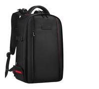WCDFTASL Compatible for OneMo Sling Bag, Crossbody Camera Bag 7L 11L for DSLR and Mirrorless Cameras, Photography Shoulder Bag(Black red)