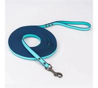 WCDFTASL Waterproof PVC Long Dog Leash for Training, Easy-Clean 5M 10M Leash for Medium Large Dogs(Blue,L-10N)