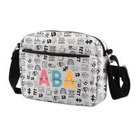 WCGXKO ABA Therapist Behavior Merchandise Shoulder Bag ABA Therapist Crossbody Bag, ABA HB, Zipper
