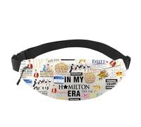 WCGXKO American Musical Gift In My HamilEra Crossbody Waist Pack for Musical Lover, HamiEra Pack, Casual