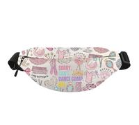 WCGXKO Dancer Gift Dance Crossbody Waist Pack Sorry. Can’t. Dance Comp. Bye. Dancing Teacher Gift Ballet Dance Merch, Dance Comp Pack, Casual