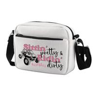 WCGXKO Driving Gift Nature Merch Nature Lover Crossbody Bag Quad Riding Gift Mudding Merchandise, Sittin Hb