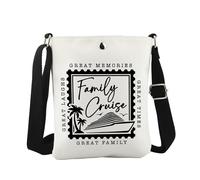 WCGXKO Family Cruise Crossbody Bag Cruising Trip Gift Ocean Cruise Family Vacation Gift, Family Cruise Cro