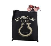 WCGXKO Fantasy Movie Inspired Tote Bag Birds & Snakes Character Merch for Movie Fans, Reaping Day Tote