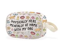 WCGXKO Funny Dog Lover Clear Makeup Bag Dog Mom Dad Present Pet Owner Gift, My Dog Cbag