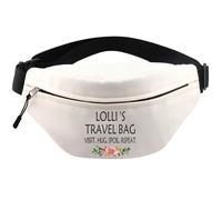 WCGXKO Grammy Mother’s Day Gift Grandma Birthday Gift Large Crossbody Waist Pack For Grammy, LOLLI YB, Zipper