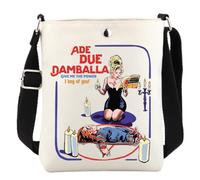 WCGXKO Halloween Retro 90s Crossbody Sling Bag Horror Fan Gift Scary Doll Gift Honey Moon Horror Movie Character Bag