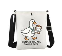 WCGXKO Honk If You Are Talking Data Crossbody Bag RBT Registered Behavior Technician Gift RBT ABA Therapist Gift, Talking Data Cro