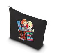 WCGXKO Killer Doll Crossbody Bag Evil Doll Bride Fans Gift Horror Reusable Grocery Bag Murderous Toy Merchandise, BE MINE BL Bag, 1