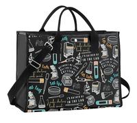 WCGXKO Lab tech Shopping Bag Laboratory Technician Lab Week Canvas Tote Bag Reusable Bag, Lab Tech Lt, 5u-2o28-p17h