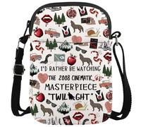 WCGXKO Movie inspired Gift Movie lover Crossbody Bag Vampire Show Messenger Bag For Fans, Watching Twi Cr