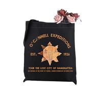 WCGXKO Mummy Movie Merch Horror Movie Gift Expeditions Est. 1926 Tote Bag Mummy Lover Gift, Connell Tote, M