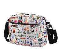 WCGXKO Musical Crossbody Bag Musical Lover Merchandise Theater Shoulder Bag For Fans, Way Songs Hb