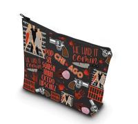 WCGXKO Musical Gift Musical Inspired Gift Six Squish Uh Uh Cicero Lipschitz Cosmetic Bag, Chicago, Zipper