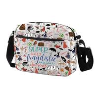 WCGXKO Musical Lover Merchandise Musical Crossbody Bag Theater Drama Shoulder Bag For Fans, Ious Hb, Zipper