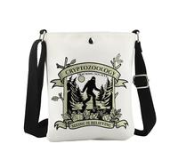 WCGXKO Mystery Monster Inspired Crossbody Bag Biologist Gift Cryptid Creatures Gift for Monster Lover, Is Believing Cro