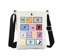 WCGXKO Percy Movie Gift Ancient Greek Inspired Crossbody Bag Greek Mythology Gifts Camp Half-Blood Charm Gift, Half Greek Cro
