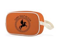 WCGXKO Percy Movie Gift Camp Half-blood Greek Mythology Gift Camp Half-Blood Long Island Clear Makeup Bag Bookish Gift, Camp Cbag, Casual