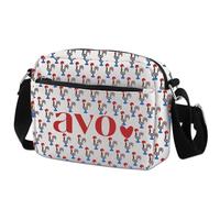 WCGXKO Portuguese Grandma Gifts Mother's Day Gift For Vovo Portuguese gifts Portugal Grandma Crossbody Bag, Avo Hb