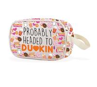 WCGXKO Probably Headed Clear Makeup Bag with Zipper Donut Lover Gift Coffee Refreshment Merch, Coffee Cbag, Casual