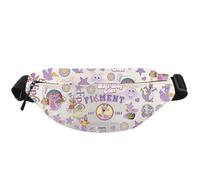 WCGXKO Purple Dragon Crossbody Waist Pack Journey Imagination Gift Magic Dragon Merch for Dragon Lover, Purple Dragon Pack, Casual