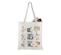 WCGXKO Silly Goose 911 Dispatcher Funny Emergency Call Operator Tote Bag EMS First Responder Gift (Dispatcher Goose Tote)