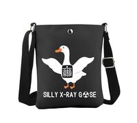 WCGXKO Silly X-Ray Goose Crossbody Bag X-Ray Technologist Gift X-Ray Tech Radiology Tech Work Gift, X-ray Goose Cro, Casual