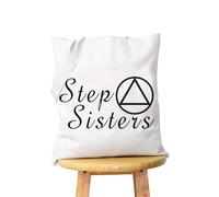 WCGXKO Sobriety Sister Sobriety Best Friend Messenger Bag AA Merch NA Gift Zipper Pouch Crossbody Bag For Step Sisters, Step Tote, 1