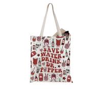 WCGXKO Soda Tote Bag Favourite Drink Soda Social Club Vodka Drinker Gift for Soda Drinking Lover (Save Soda Tote)