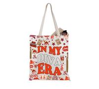 WCGXKO Sorority Gift In My Diva Era DST Sorority Sisterhood 1913 Delta Women Canvas Tote Bag