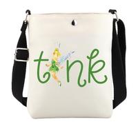 WCGXKO TinkerBell Gift Peter Pan Gift Mickey Gift Vacation Gift Tink Zipper Pouch Makeup Bag, Tink Xk, Zipper