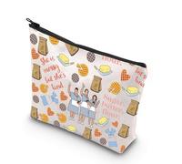 WCGXKO Waitress Inspired Gift Musical Theater Gift She Is Messy But She Is Kind Zipper Pouch Makeup Bag, WAITRESS, Zipper