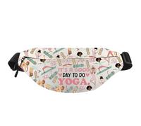 WCGXKO Yoga Gift It’s A Good Day to Do Yoga Crossbody Waist Pack Yoga Sport Gift Yoga Instructor Merch for Yoga Lover, Yoga Pack, Casual